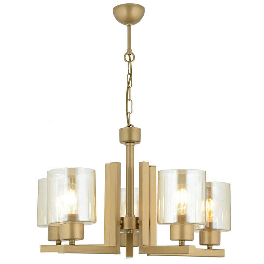 Apliqa Tasse 5 Li Eskitme Boyalı Avize Bal Camlı Modern Genç Odası Yatak Odası Salon Avize