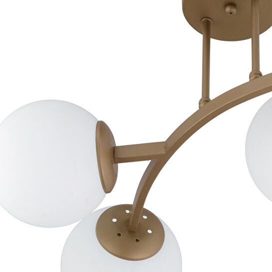 Apliqa İzem 3'lü Eskitme Modern Plafonyer Genç Odası Mutfak Yatak Odası Avize