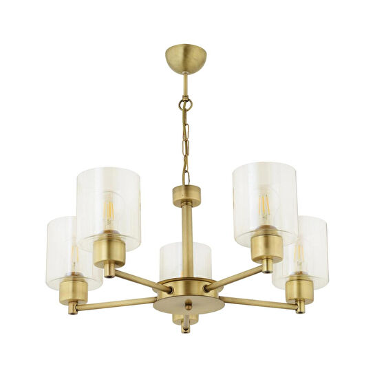 Apliqa Geneva 5 Li Eskitme Modern Yatak Odası Salon Avize