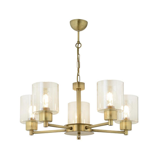 Apliqa Geneva 5 Li Eskitme Modern Yatak Odası Salon Avize