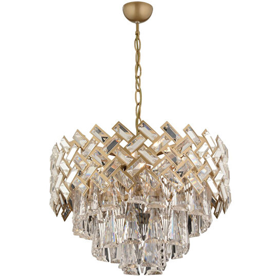 Apliqa Melina Eskitme Kristal Taşlı Salon Avize