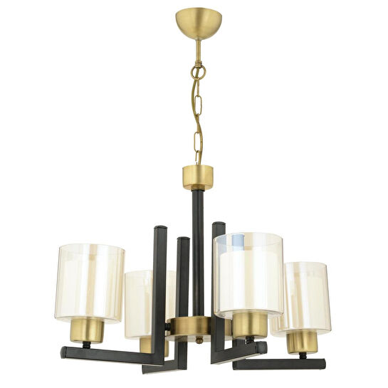 Apliqa Tisse 4 Lü Eskitme Siyah Modern Yatak Odası Mutfak Oturma Odası Salon Avize