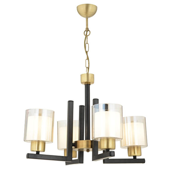 Apliqa Tisse 4 Lü Eskitme Siyah Modern Yatak Odası Mutfak Oturma Odası Salon Avize