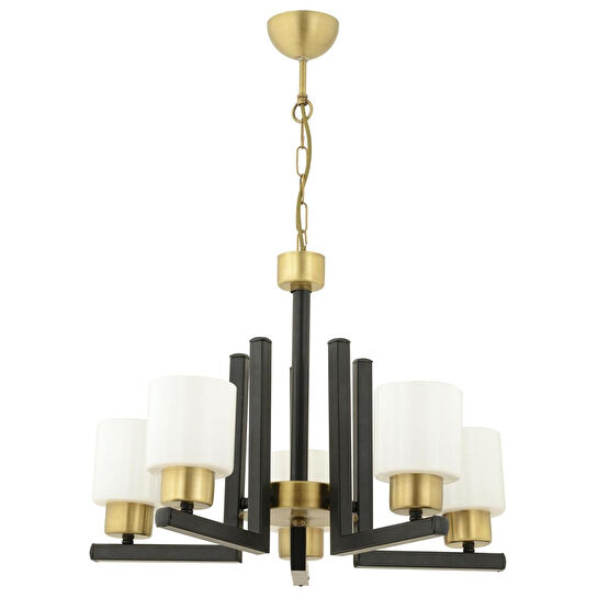 Apliqa Torqu 5 Li Eskitme Siyah Modern Yatak Odası Mutfak Oturma Odası Salon Avize