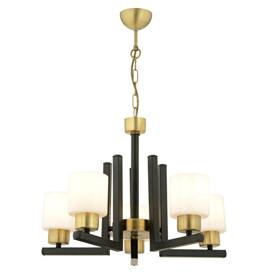 Apliqa Torqu 5 Li Eskitme Siyah Modern Yatak Odası Mutfak Oturma Odası Salon Avize