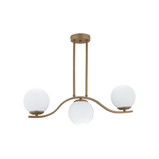 Apliqa Severus 3'lü Eskitme Modern Salon Kafe Restoran İçin Uygun, Salon Avize