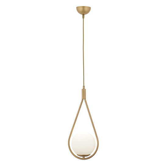 Apliqa Mirza Tekli Eskitme Sarkıt Beyaz Camlı Modern Sarkıt Mutfak Salon Sarkıt Avize