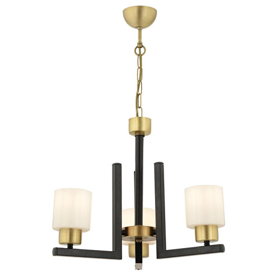 Apliqa Torqu 3 Lü Siyah Eskitme Modern Yatak Odası Mutfak Oturma Odası Salon Avize