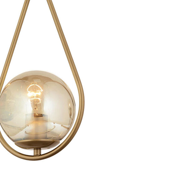 Apliqa Mirza Tekli Eskitme Bal Camlı Modern Sarkıt Mutfak Salon Sarkıt Avize