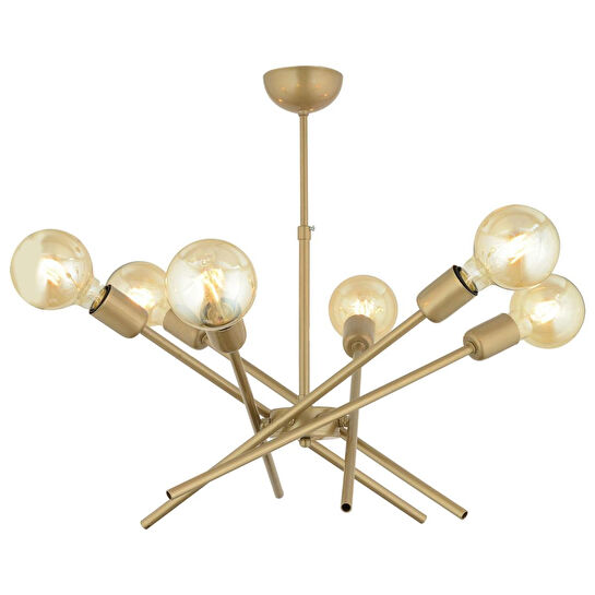 Apliqa Meter 6 Lı Eskitme Modern Genç Odası Mutfak Yatak Odası Salon Avize