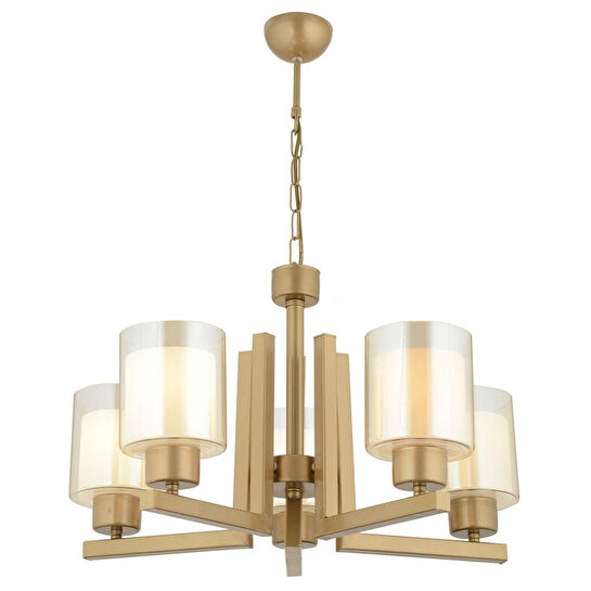 Apliqa Tisse 5 Li Eskitme Boyalı Çift Camlı Modern Genç Odası Yatak Odası Salon Avize