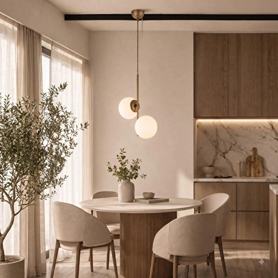 Apliqa Malibu 2 Li Eskitme Modern Genç Odası Mutfak Salon Avize