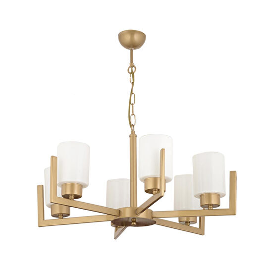 Apliqa Jean 6lı Eskitme Modern Sarkıt Yatak Odası Salon Avize