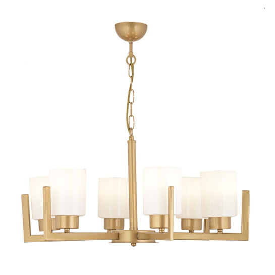 Apliqa Jean 6lı Eskitme Modern Sarkıt Yatak Odası Salon Avize