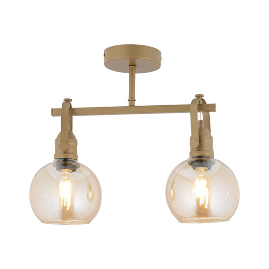 Apliqa Cherish 2'li Eskitme Bal Camlı Modern Oturma Odası Salon Avize