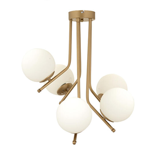 Apliqa Nida 5li Komple Eskitme Boyalı Modern Mutfak Yatak Odası Salon Avize