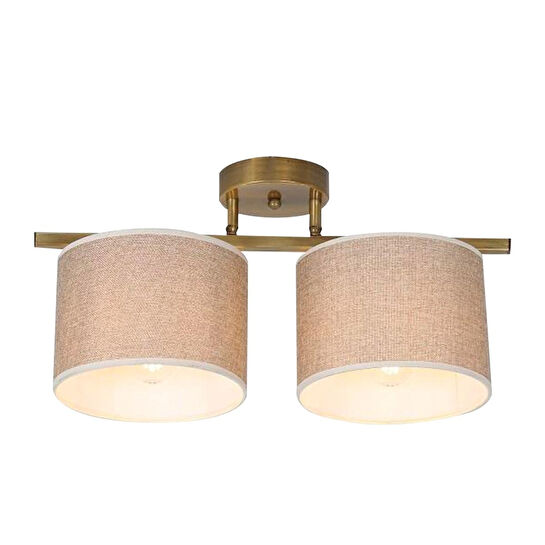 Apliqa Selina 2li Şapkalı Modern Plafonyer Genç Odası Mutfak Yatak Odası Avize