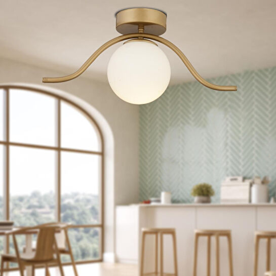 Apliqa Zeyna Eskitme Tekli Modern Plafonyer Genç Odası Mutfak Yatak Odası Avize