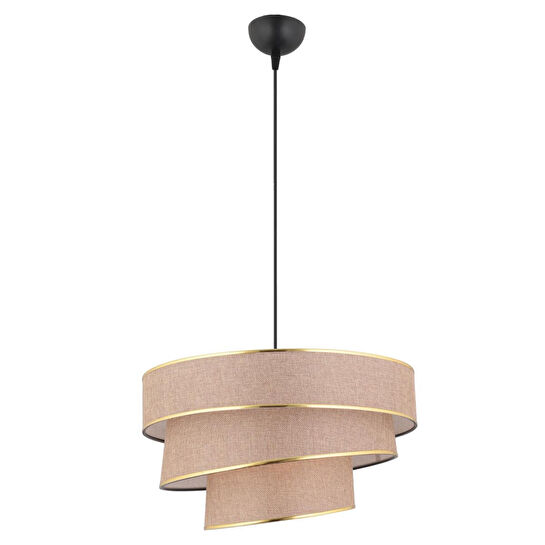 Apliqa Paoni 3 Katlı Eskitme Gold Detaylı Modern Koridor,yatak Odası Salon Avize