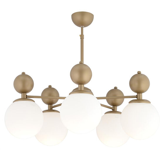 Apliqa Kuvars 5li Eskitme Beyaz Camlı Modern Koridor Yatak Odası Salon Avize