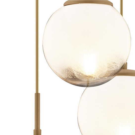 Apliqa Mirsad 5li Yuvarlak Eskitme Tekli Retro Modern Sarkıt Avize