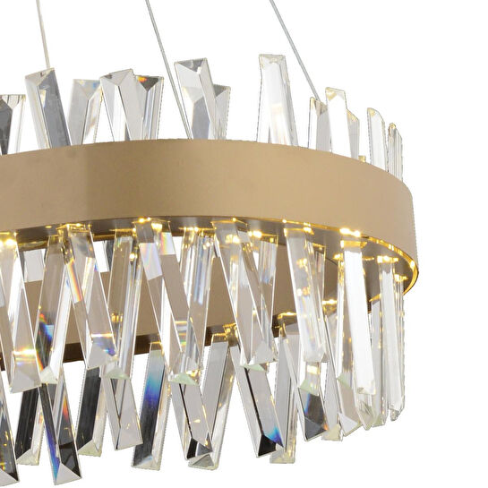 Apliqa Brampton 6'lı Sıralı Eskitme 3 Renkli 100 Watt Ledli Yemek Masası Üstü, Oturma Odası, Salon Avize