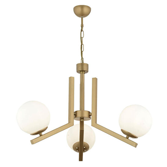 Apliqa Morgan 3 Lü Komple Eskitme Boyalı Beyaz Camlı Modern Genç Odası Yatak Odası Salon Avize