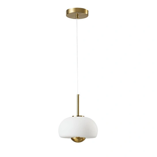 Apliqa Tres Tekli 7 Watt 3000k Eskitme Beyaz Camlı Led Sarkıt Avize