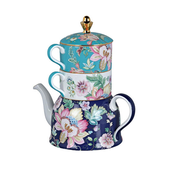 Lucky Art Elysia Bone 3lü Çay Seti