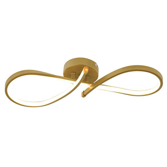 Apliqa Vetto Gold 38 Watt Plafonyer 3 Renkli Ledli Modern Mutfak Banyo Led Salon Sarkıt Avize