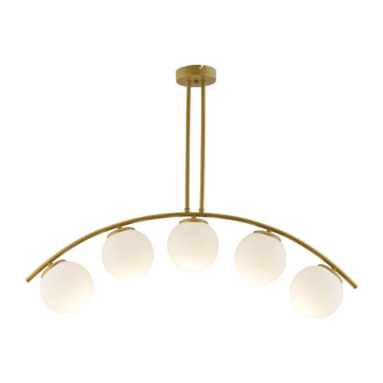 Apliqa Fralde 5 Li Gold Modern Mutfak Cafe Restoran Için Uygun Retro Salon Avize