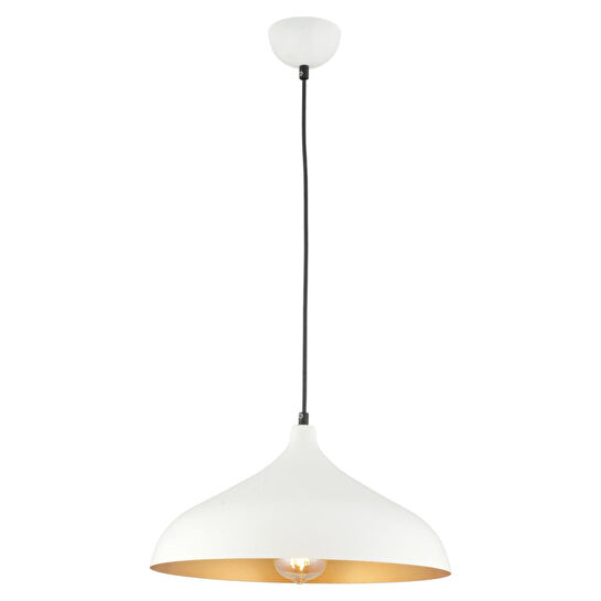 Apliqa Pera Beyaz Tekli Modern Retro Sarkıt Salon Avize