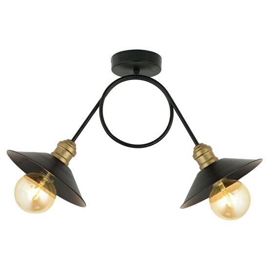 Apliqa Dominik 2 Li Modern Genç Odası Mutfak Salon Avize