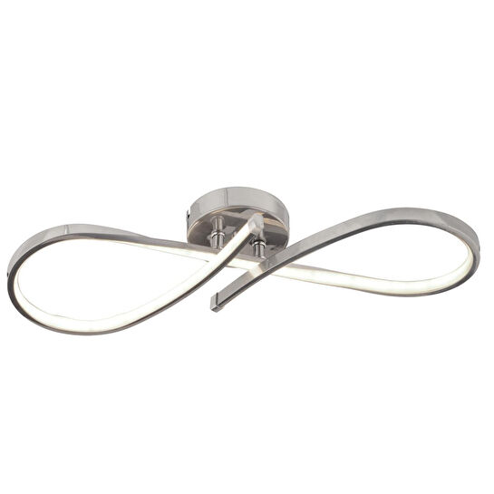 Apliqa Vetto Krom 38 Watt Plafonyer 3 Renkli Ledli Modern Mutfak Banyo Led Salon Sarkıt Avize