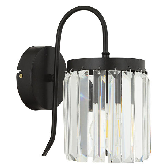 Apliqa Rachel Kristal Taşlı Duvar Lambası Yatak Odası-yatak Başı-salon Için Aplik