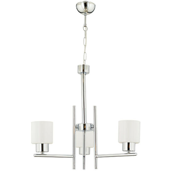 Apliqa Odesa 3 Lü Krom Kaplama Modern Yatak Odası Mutfak Salon Avize