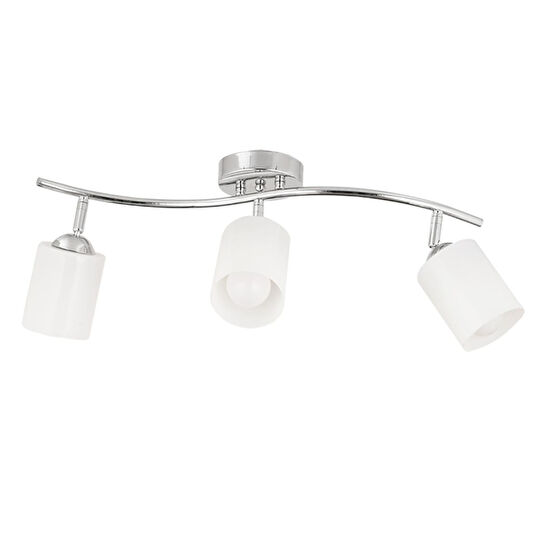 Apliqa Riley 3lü Krom Spot Bardak Camlı Modern Koridor Mutfak Salon Plafonyer Avize
