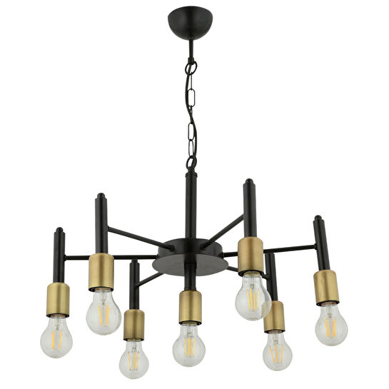 Apliqa Semin 7li Modern Cafe,restoran Için Uygun Retro Salon Avize