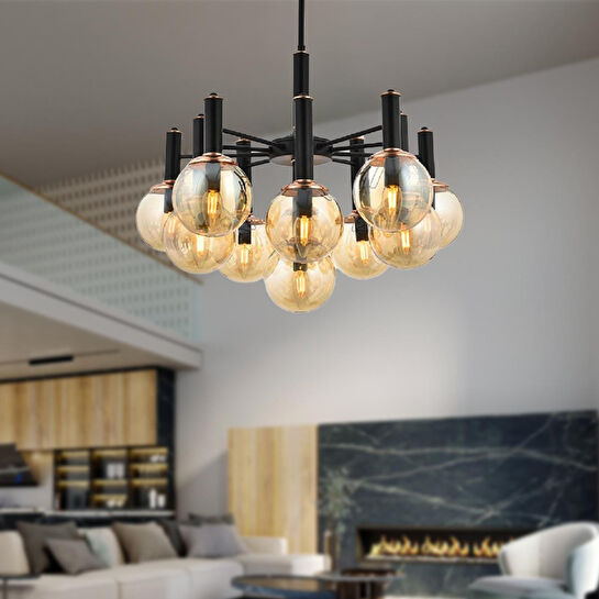 Apliqa Erna 11li Sarkıt Modern Genç Odası Yatak Odası Mutfak Salon Avize