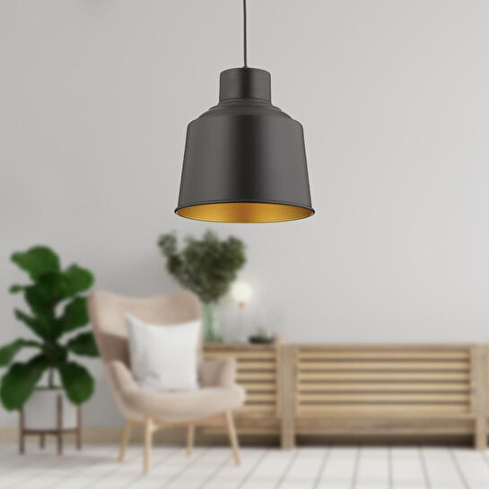 Apliqa Moena Siyah Modern Tekli Mutfak Cafe,restoran Için Uygun Retro Genç Odası Avize