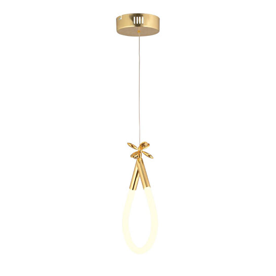 Apliqa Vojens Tekli Gold Ledli 11 Watt Kelebek Detaylı Modern Koridor, Yatak Odası Salon Sarkıt Led Avize