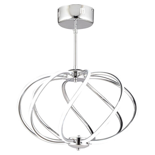 Apliqa Gestel Krom Sarkıt 88 Watt Sarkıt Ledli Modern Mutfak Banyo Led Salon Sarkıt Avize