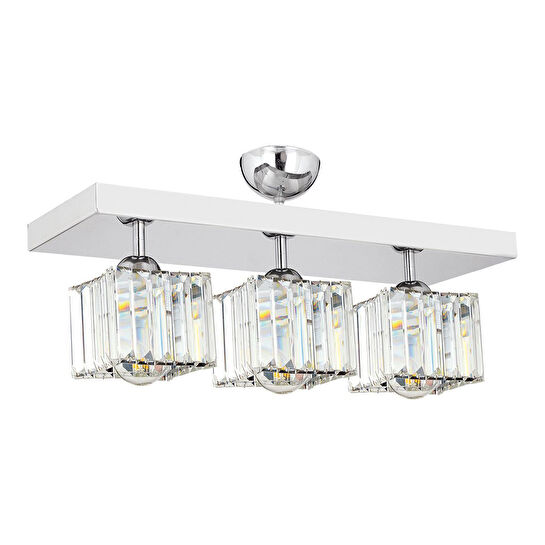 Apliqa Ri̇vi̇a 3 Lü Krom Kaplama Plafonyer Taşli Salon Avi̇ze