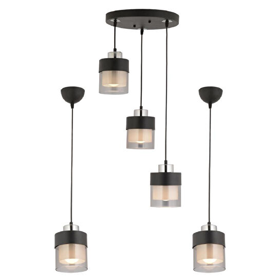 Apliqa Boris Krom 3 Parça Avize Seti