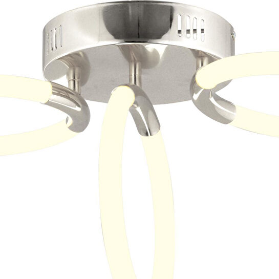 Apliqa Honos 3lü Krom 39 Watt Plafonyer Led Avize