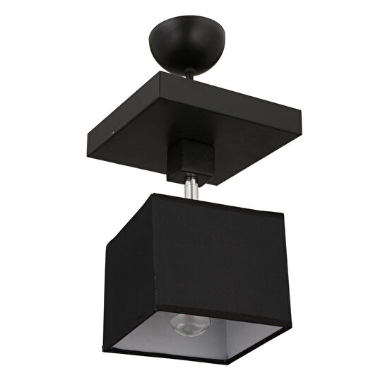 Apliqa Grande Siyah Tekli Modern Koridor Mutfak Salon Plafonyer Avize