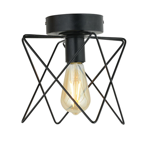 Apliqa Mondi Siyah Modern Plafonyer Genç Odası Mutfak Yatak Odası Avize