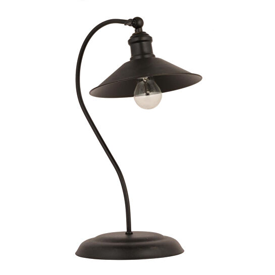Apliqa İklim Siyah Retro Tasarım Modern Çalışma Masası Lambası