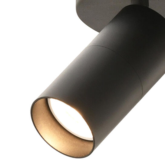 Apliqa Dusan Siyah 3lü Plafonyer Modern Retro Tasarım Spot Avize