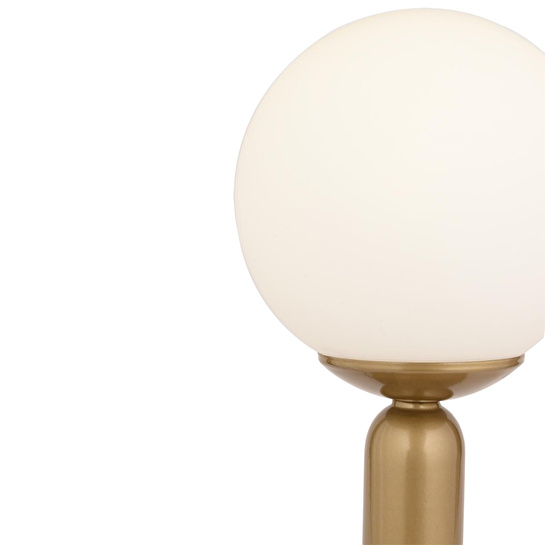 Apliqa Arlo Eskitme Beyaz Camlı Masa Lambası Modern Tasarım Salon-oturma Odası-yatak Odası Abajur